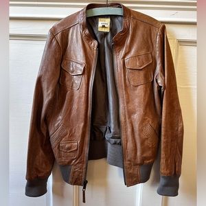 Fossil Leather Jacket Women’s Medium
